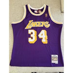 Mitchell & Ness NBA Swingman Shaquille O’neal Jersey Purple Lakers 96-97 Men XL